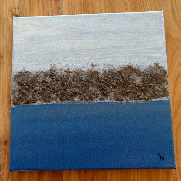 Wall Decor Unique Painting With Sand Hand Painted Poshmark